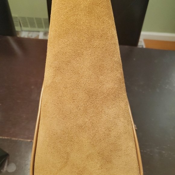 NWT Michael Kors Carine Large Pebbled Front Zip Tote Bag Brown - Picture 7 of 7